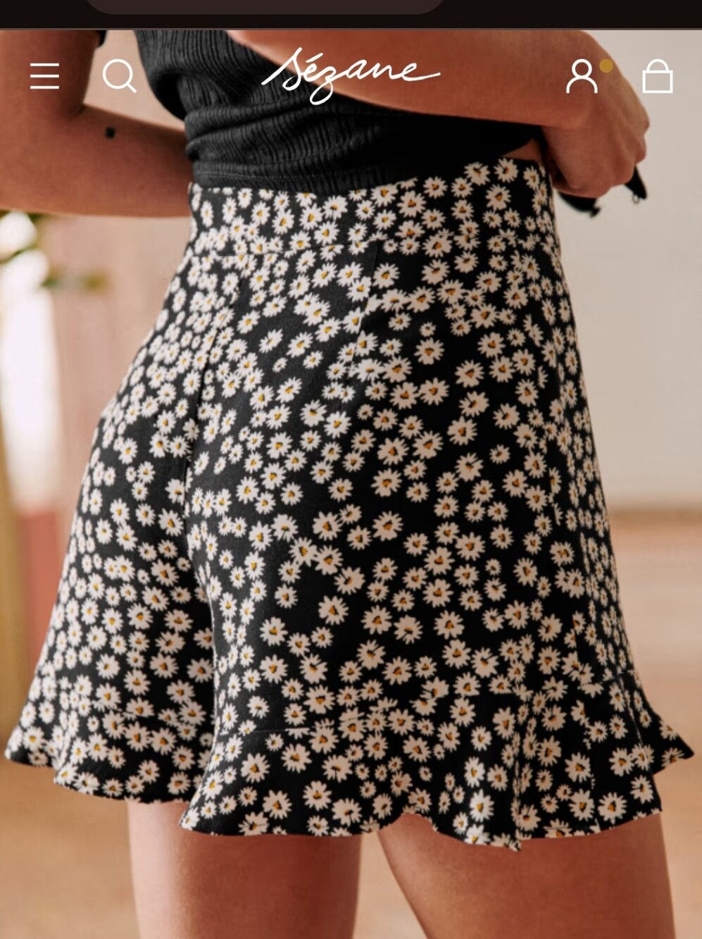 Sézane Dorian Short In Daisy
